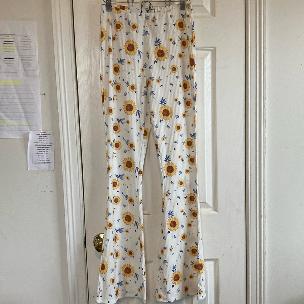 Sunflower Flare Yoga Pants